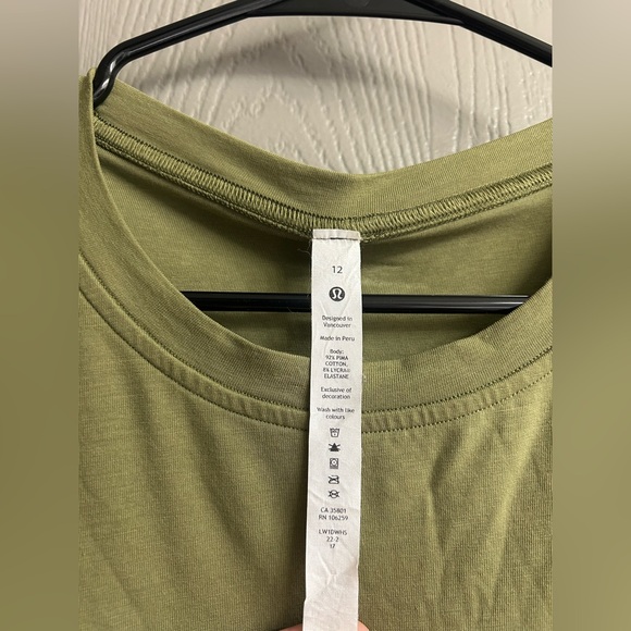 NWOT Lululemon Cotton Wrap Front Dress - Picture 9 of 11